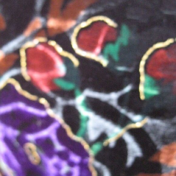 Vintage Velvet Bralette Cropped Jacket - Picture 4 of 8